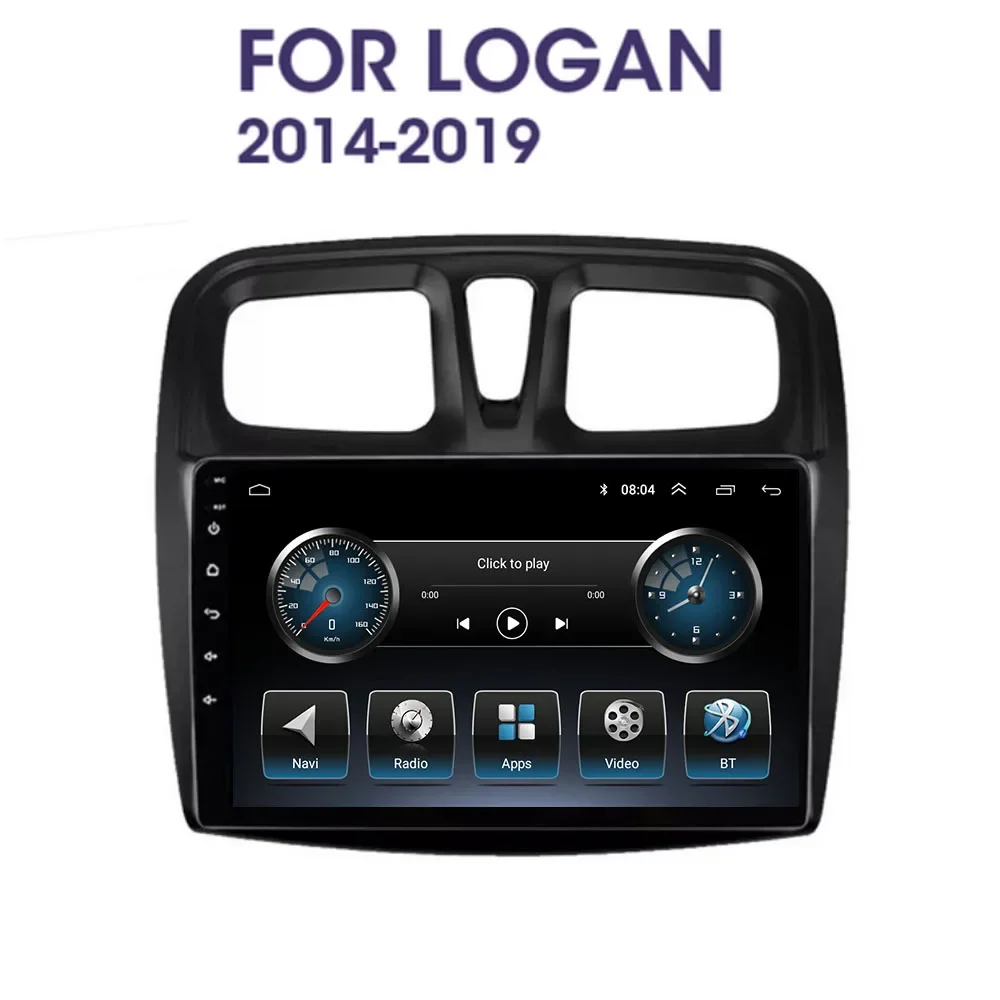 

For Renault Logan 2 2012 - 2019 Android 13 Auto Car Radio Stereo Autoradio 2din Multimedia Video Player Navigation GPS