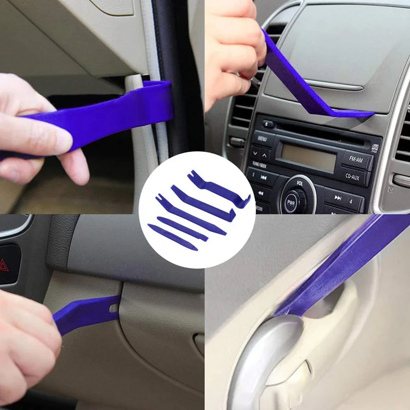 Car Repair Tool Set Auto Dismantle Tools Kit Plastic Car Door Clip Panel Trim Radio Dash Audio Removal Installer Pry Conversion Repairing
