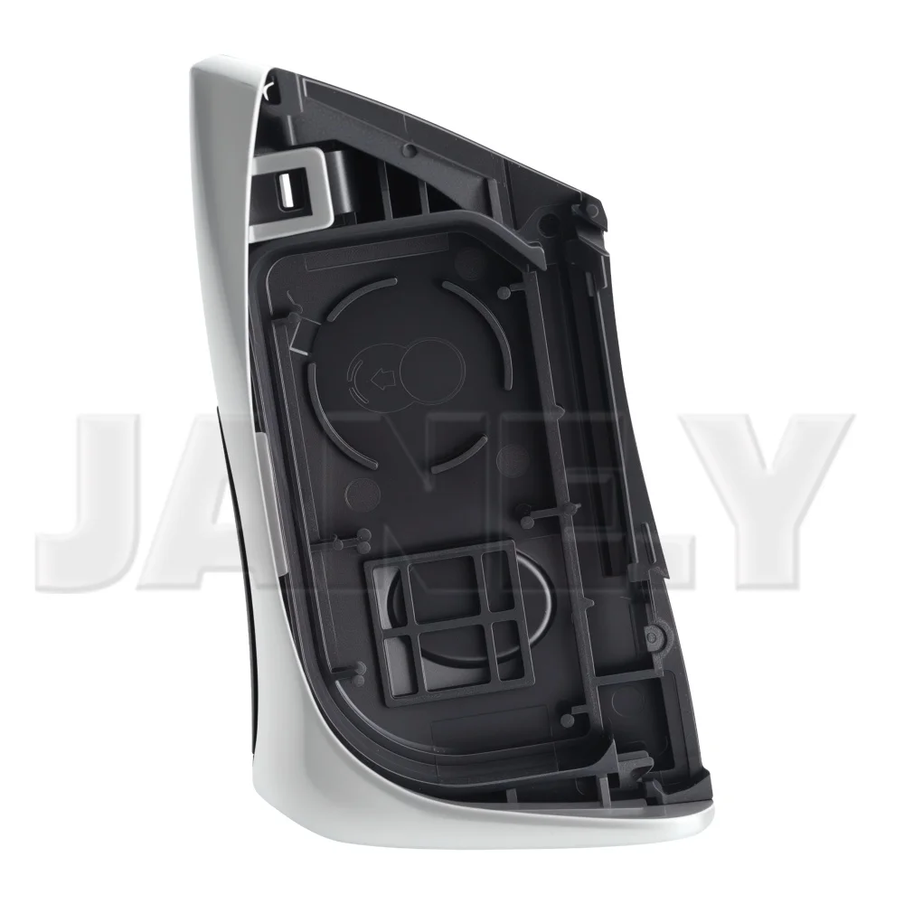 Premium Leather Remote Car Key Fob Case with 3/4 Button Design