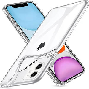 Ультратонкий силиконовый чехол для iPhone 15 14 Plus 13 12 Mini 11 Pro XS Max X XR SE 2022 2020 7 8, прозрачный мягкий чехол Coque
