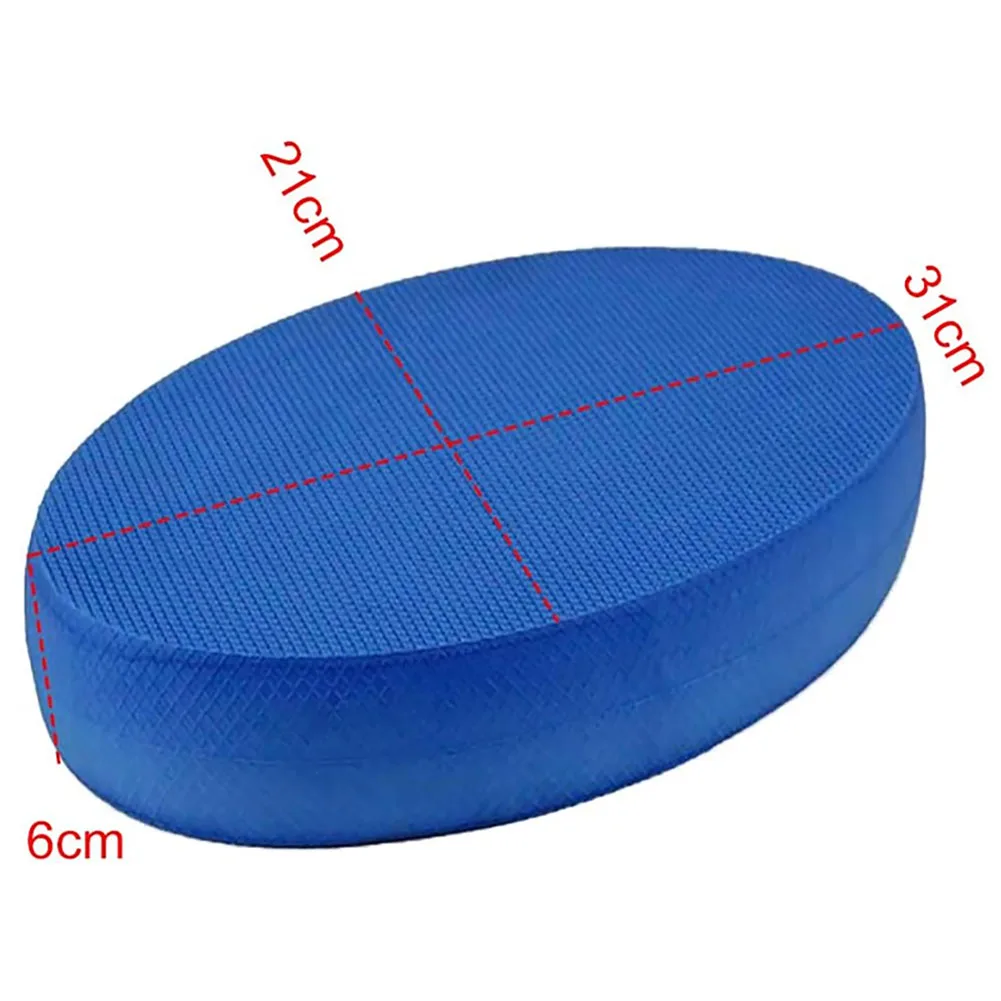 Yoga Cushion Pad Oval Yoga Foam Soft Stability Trainer Foam Cushion For Workouts Core Strength Pilates Trainning Device