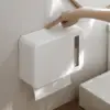 Tissue Paper Cover Box Attached Paper Towel Dispenser Storage Case for Apartment 4