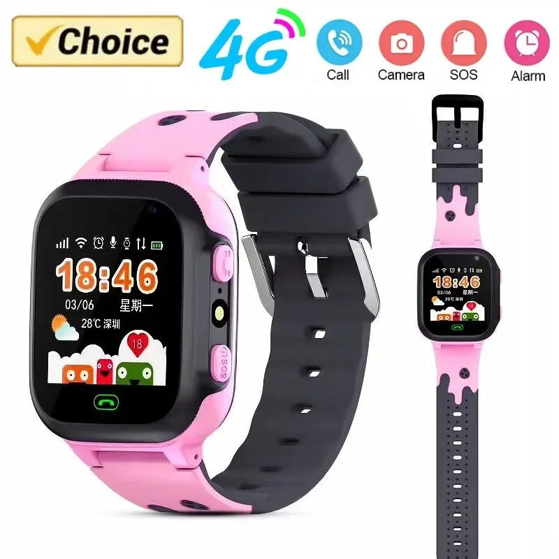 

Kids 2G Smart Watch SOS GPS Location Video Call Sim Card For Children SmartWatch Camera Waterproof Watch For Boys Girls 2024