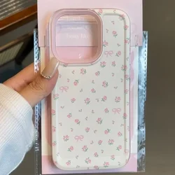 Cute Pink Broken Flowers Cartoon Phone Case - Y2K Korean INS Style Cover - iPhone 12 (Phone Case)