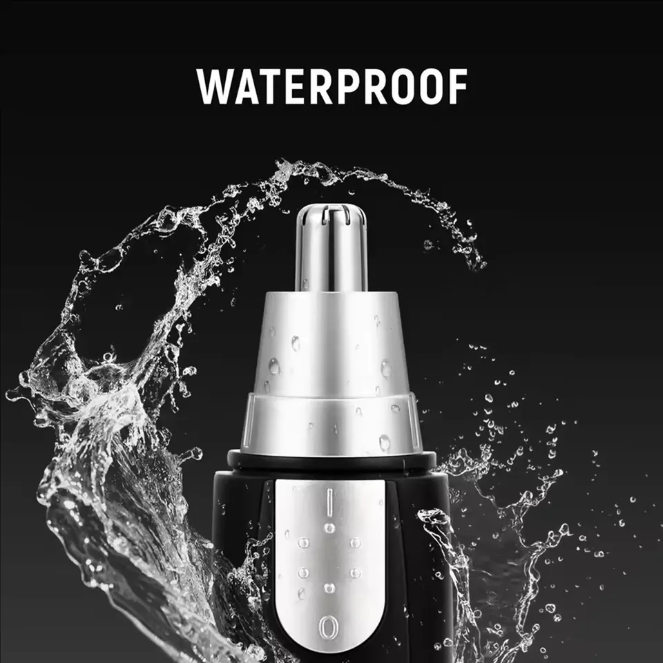 1PC - Rechargeable Nose/Ear Hair Trimmer - Compact & Portable for Travel, Fashionable Grooming Kit