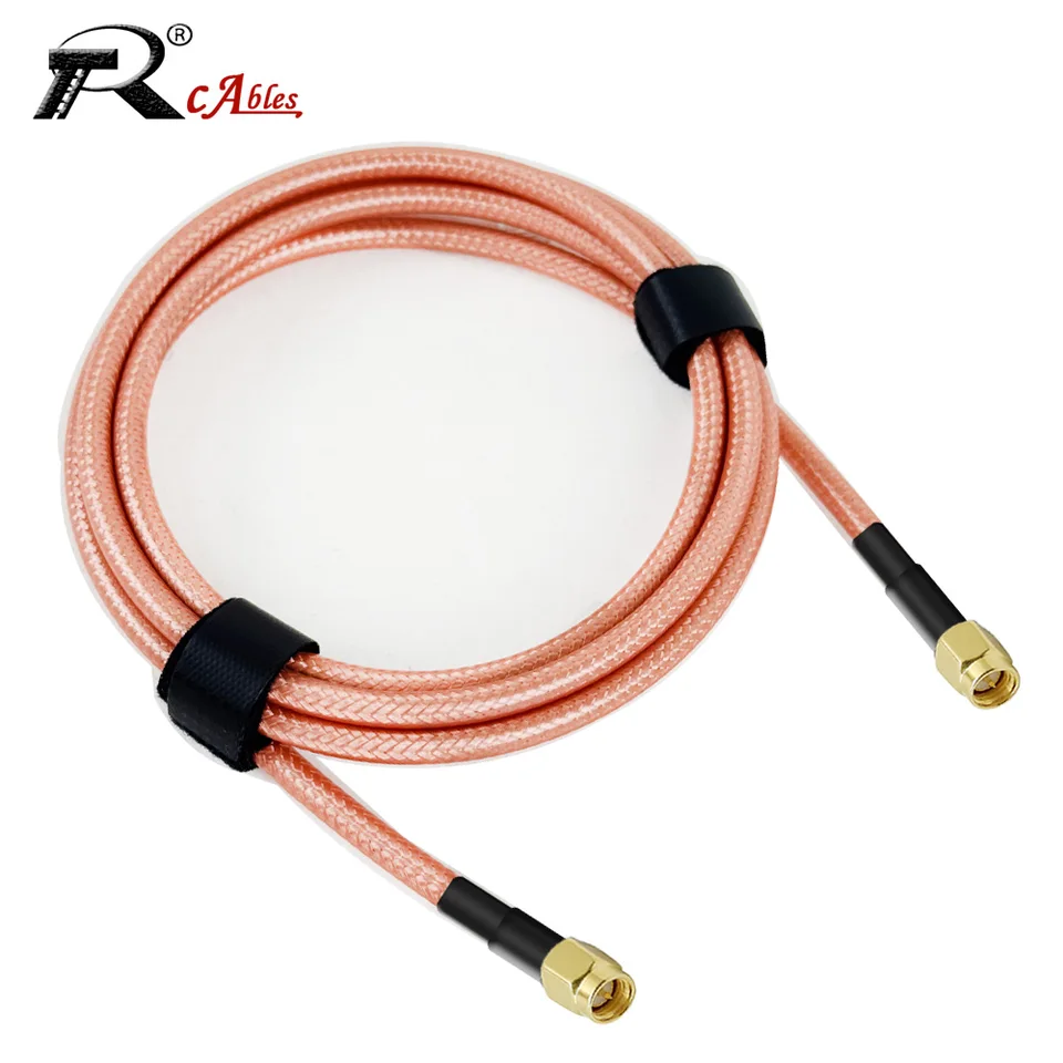 Ruiting Store 10 Uds SMA Macho ángulo Recto A SMA Macho Recto RG142