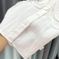 Spring fall newborn Girl Baby Clothes 1 year Birthday Princess Embroidered Shirt tops for Girl Baby clothing Shirts blouse coats 4