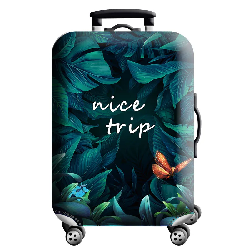 thumbnail image 1 of Funda protectora de equipaje con diseño de mapa del mundo, elástica y gruesa, con cremallera, para maletas de 18 a 32 pulgadas, fundas para carrito, accesorios de viaje, 1 of 5