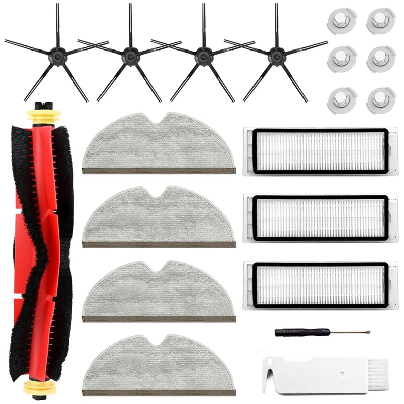 

Main Brush Side Brush HEPA Filter For Roborock S5 S5 Max S6 E35 Robots Replacement Parts