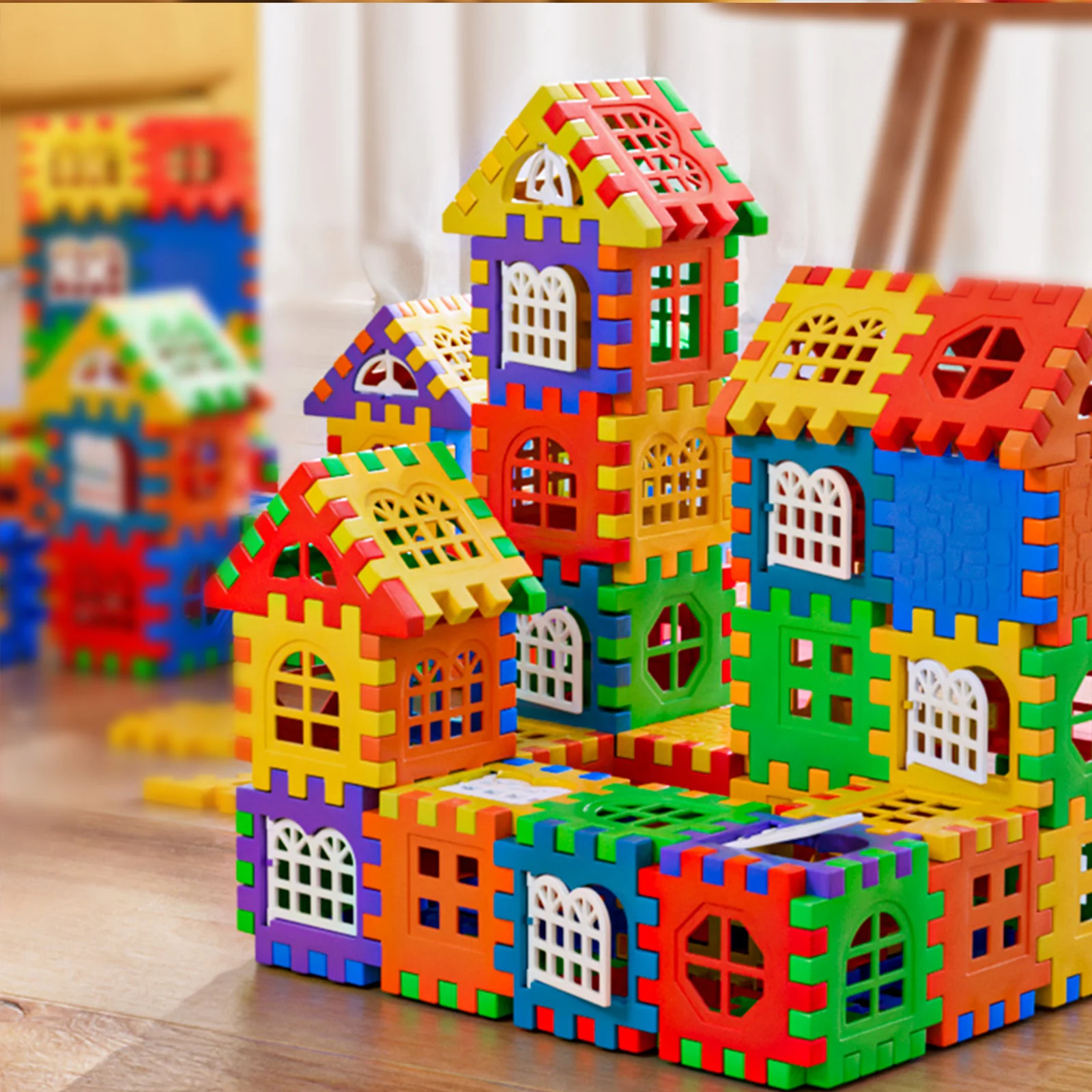 Colorful Window STEM Building Blocks 3