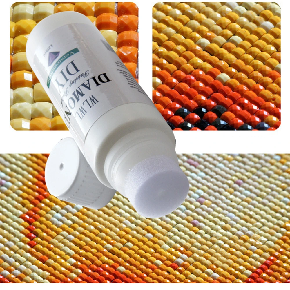 Scellant de peinture diamant, kits de point de croix mosaïque, colle pour  effet brillant, accessoires de peinture diamant, décoration d'intérieur,  120ml - AliExpress