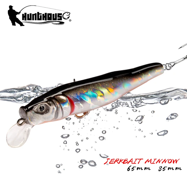 Hunthouse Fishing Floating Minnow Hard Crank Lure Stickbait65mm/5g  85mm/8.5g Wobbler For Pike Perch Artificial Swimbait Jerkbait - AliExpress