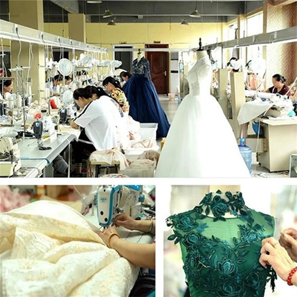 Customized ZJ6006 2024 Shiny Boho Wedding Dresses V-Neck Sparkly Lace Glitter Tulle Bride Gowns With Venice Applique 4
