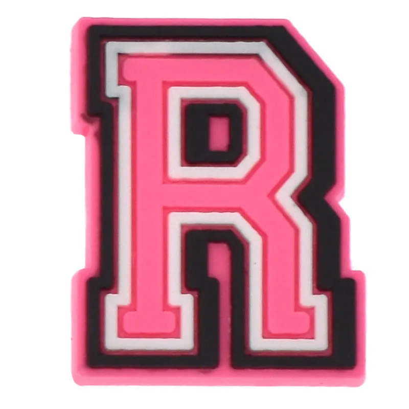 Vibrant Pink Shoe Charms for Personalized Footwear and Accessories