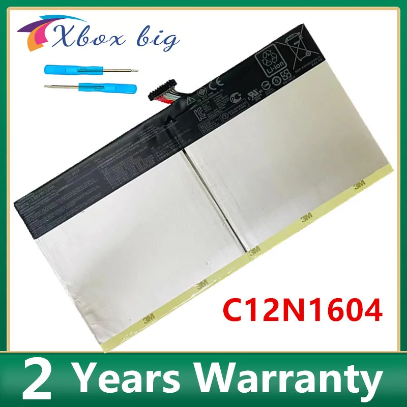 

NEW C12N1604 Laptop Battery For ASUS Transformer Book T101 HA3D T101HA3E T101HA3K T101HA 0B200-02120000 B102067-0001