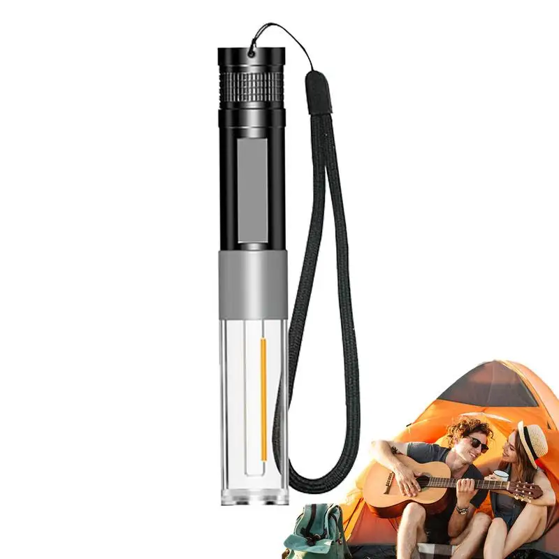 

Brightness Flashlight USB Charging Handheld Flashlights For Survival 5 Lighting Modes Portable Tent Lights Rechargeable Outdoor
