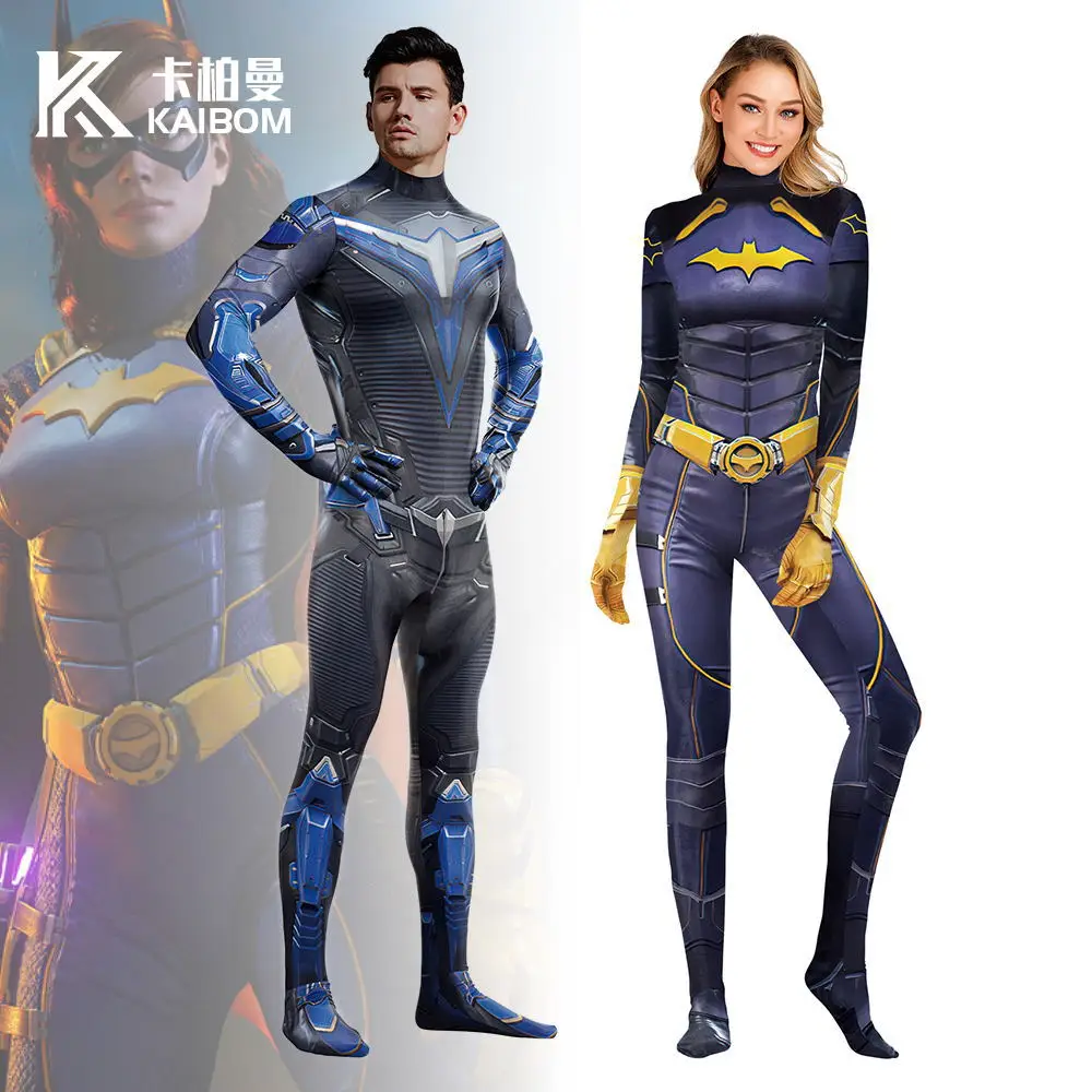 MovieGothamKnightsNightwingCosplay3DJumpsuitWomenMenBat