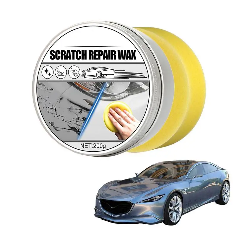 

Car Wax Polish Scratch Remover Polishing Compound & Scratch Remover Carnauba Paste Car Wax Removes Deep Scratches And Stains
