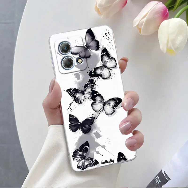 Luxury Clear Silicone Protective Phone Case with Stylus Holder