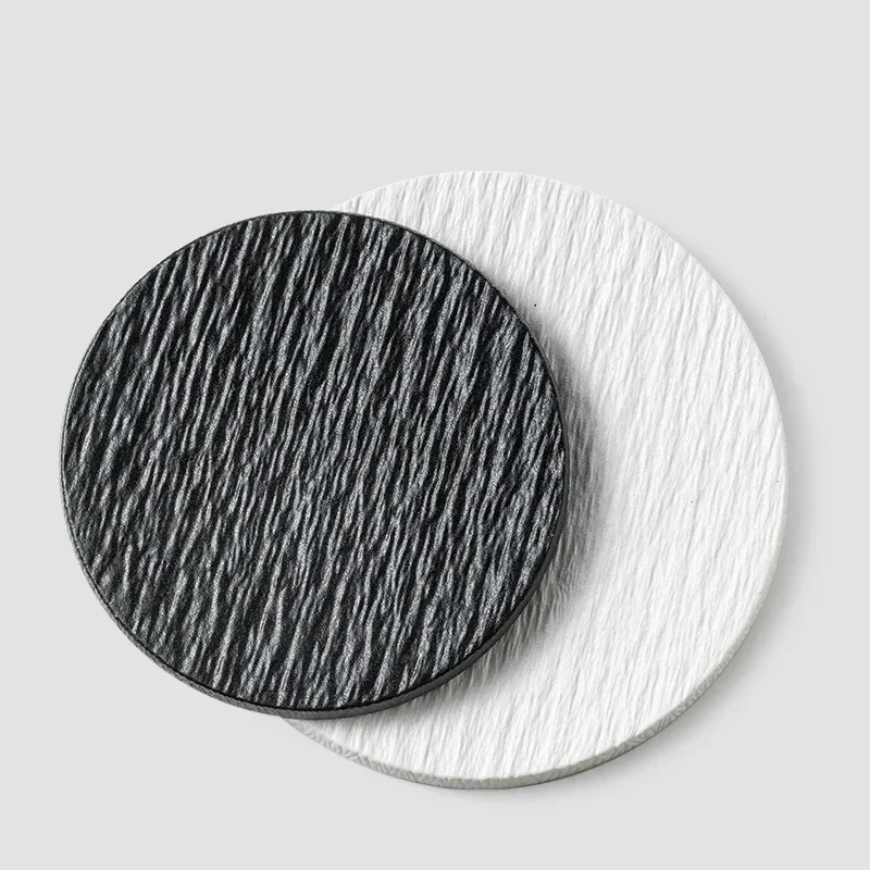 Dining Dish Creative Western Tableware Ceramic Round Steak Pasta Plate Kitchen Utensils Fine Cooking Dishes Black Stone Grain Flat Plate