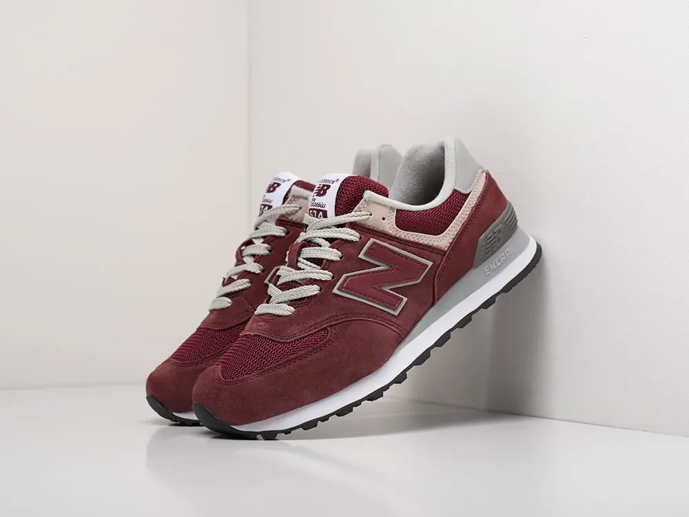 Zapatillas de deporte New Balance 574 para mujer, color burdeos,  demisezon|Zapatos vulcanizados de mujer| - AliExpress