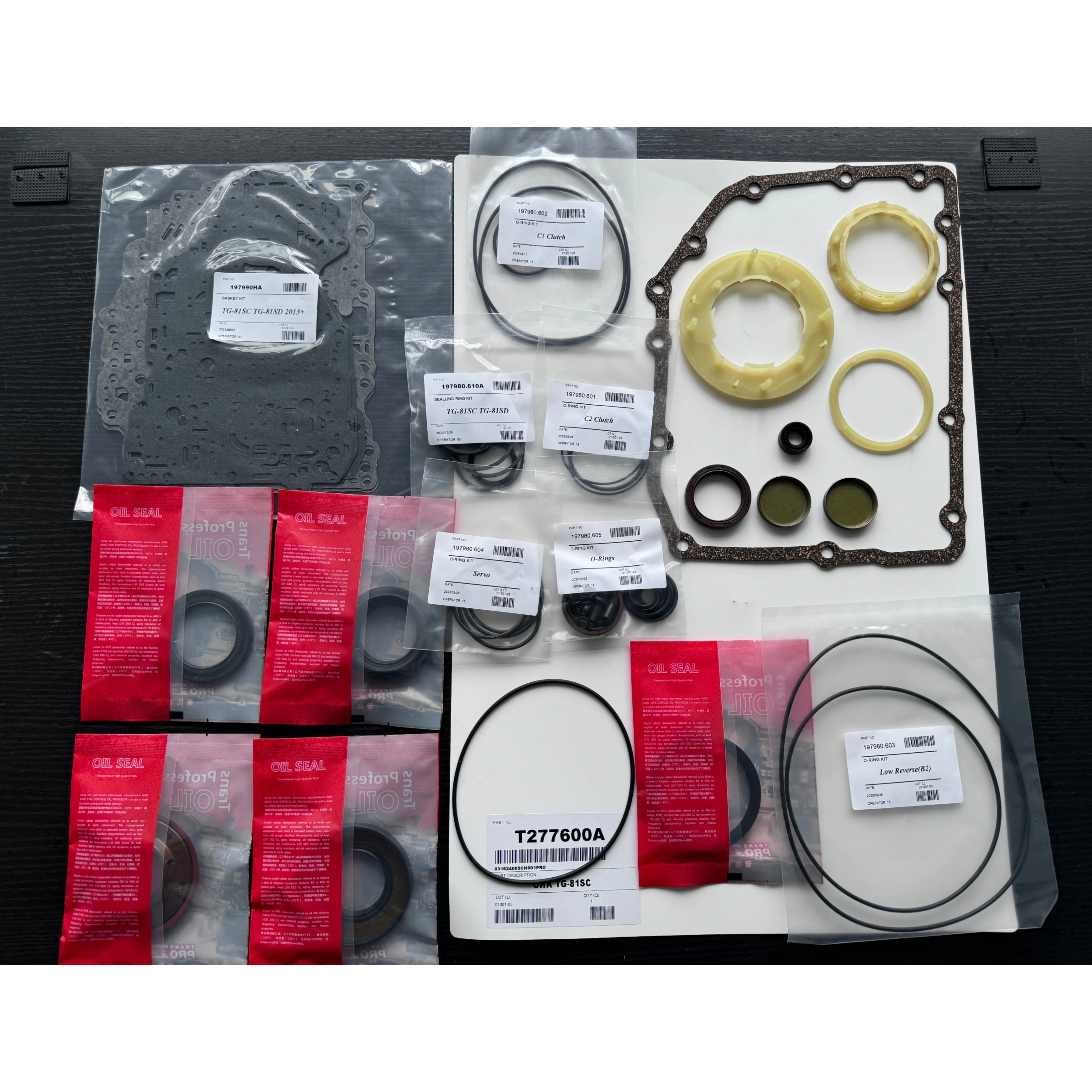 

TG-81SC TG81SC AF50 Transmission Repair Overhaul Kit for BMW X1 X2 MINI,Transprofessor Automatic OHK Gaskets Oil Seals Car Parts