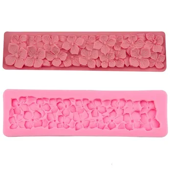 New Flower Silicone Mold for Fondant Cake Decorating Resin Mold Fondant Cake Mold  Cake Decorating Tools 2
