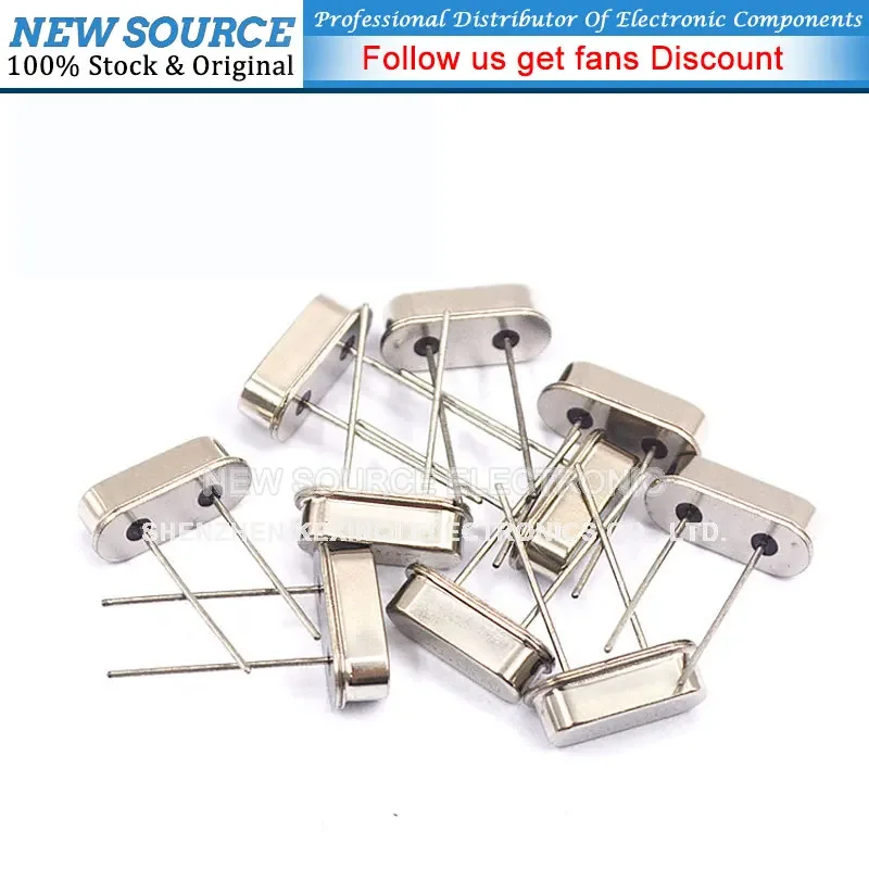 10pcs Crystal Oscillator 7.3728M Hz DIP 2pin 7.3728M Hzhz HC-49S Quartz Crystal Passive