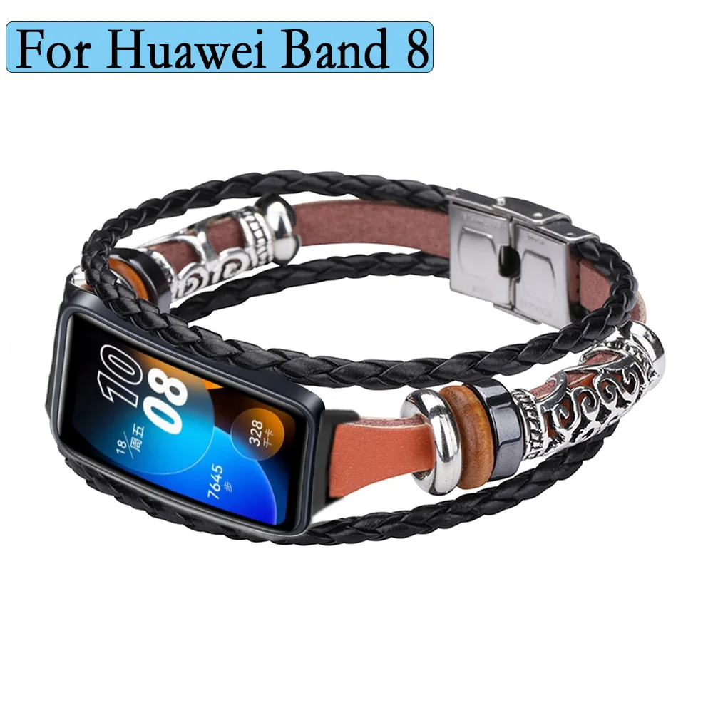 

Retro Strap For Huawei Band 8 Watchband INS Style Bracelet Replacement Wristband DIY Fashion Correa