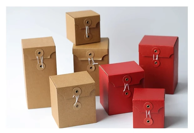 10pcs Red DIY Candle Gift Boxes, Empty Kraft Paper Packaging for Scented Candles, Weddi... - SKU CGB01043 - UGI Packaging