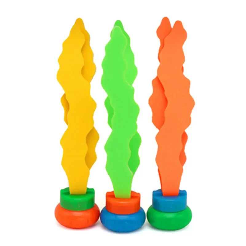 new 1/3 Piece Kids Sports Pool Toys Ocean Plant Shape Diving Toys Diving Swimming Training Pool