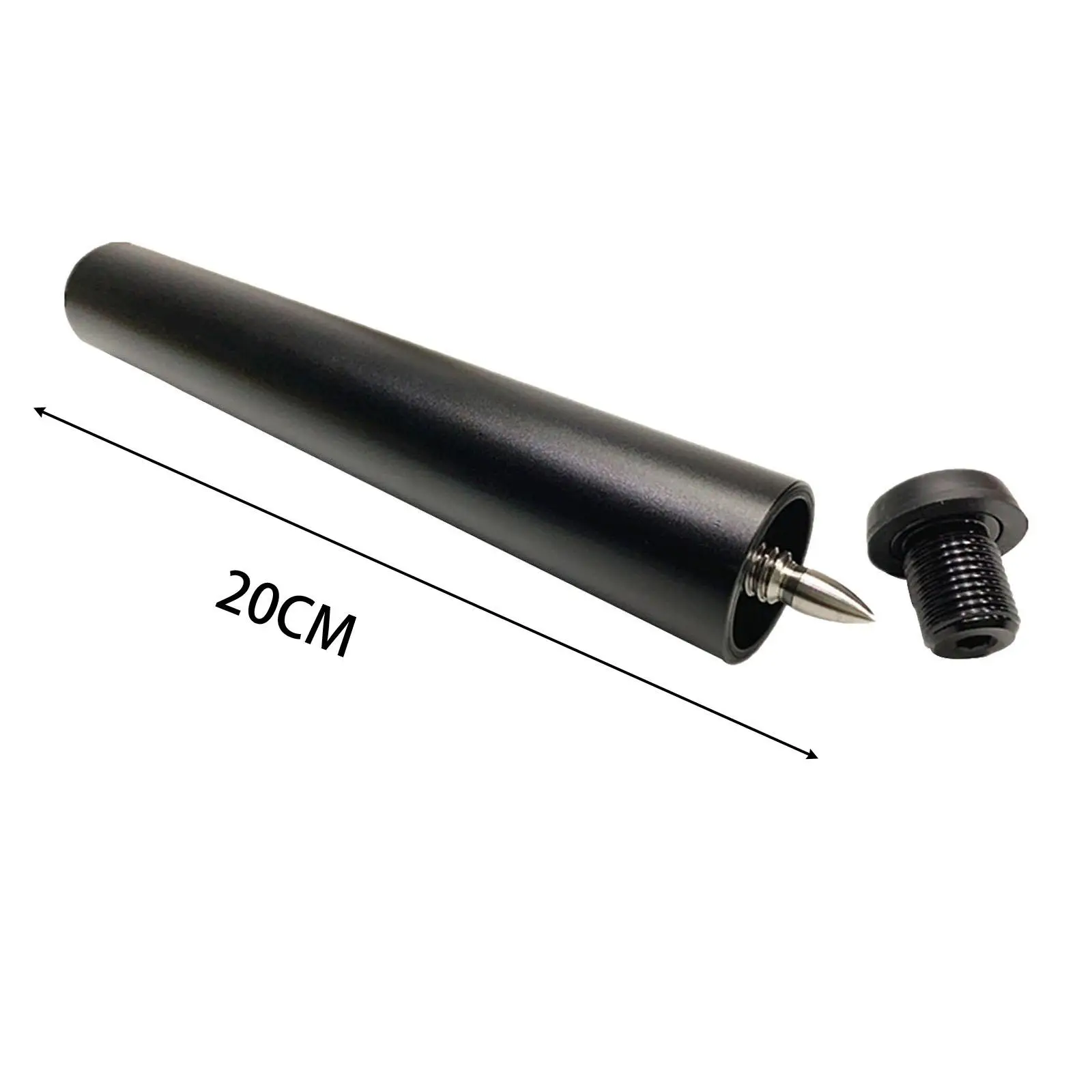 Pool Cue Extender Snooker Cue Extension Aluminum Alloy Billiards Extension End Lengthener For Billiard Cues billiard shaft