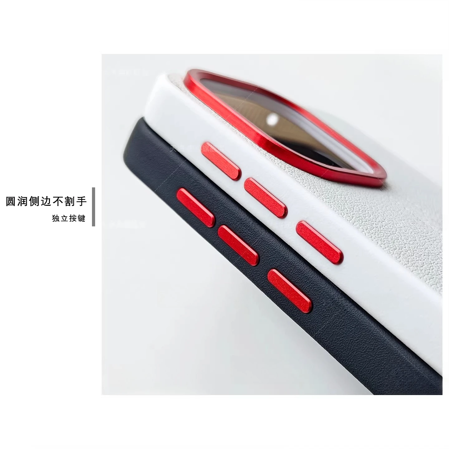 Luxury PU Leather Skin-Friendly Shockproof Phone Back Cover - Fashion Shell Bumper