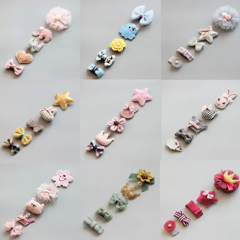 Set 10 Fermagli Per Capelli Bambina: Forcine E Accessori Rosa Per Festa E Compleanno