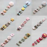 5Pcs/Set Baby Hair Clips Cute Girl Bows Crown Hair Clips Kids Child Baby Hairpins Barrettes Haarspeldjes Baby Hair Accessories 1