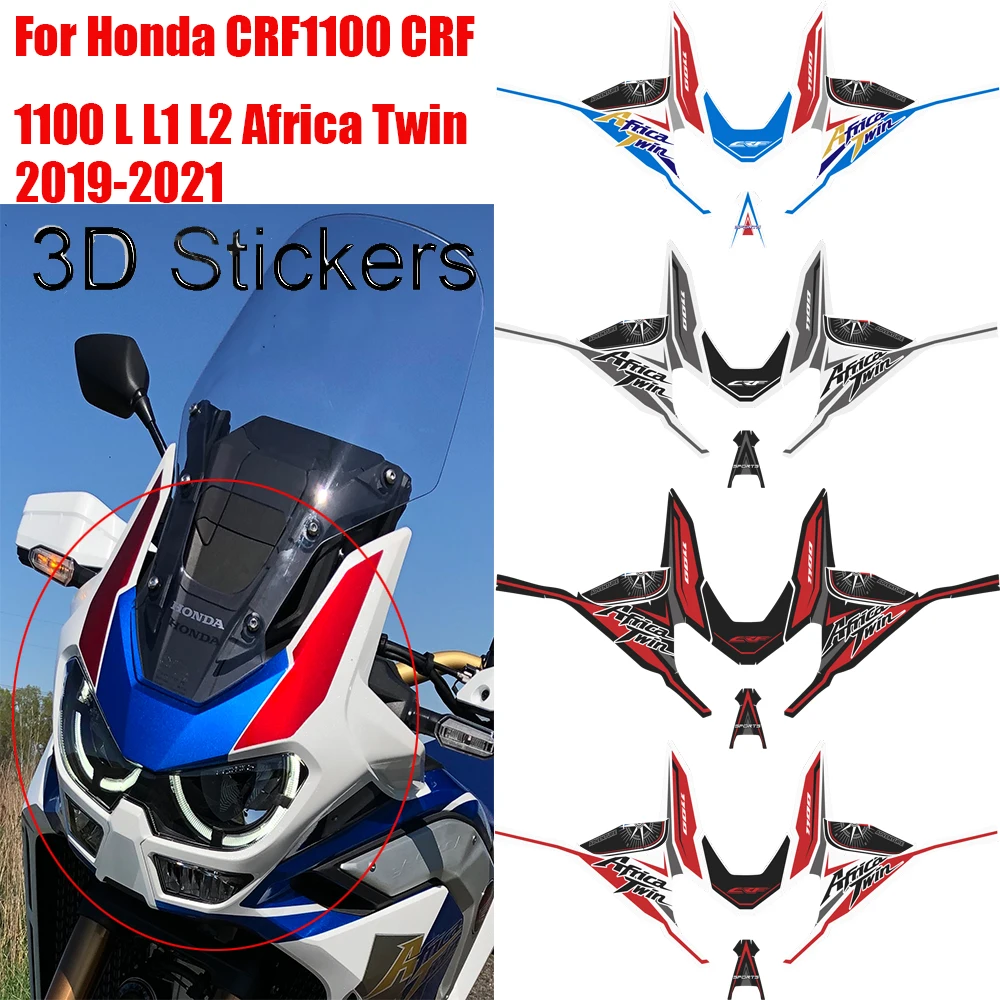 Protector Side Tank Pad For Honda CRF1100 CRF 1100 L L1 L2 Africa Twin Adventure ADV Visor Set Stickers Decal Kit 2019 2020 2021