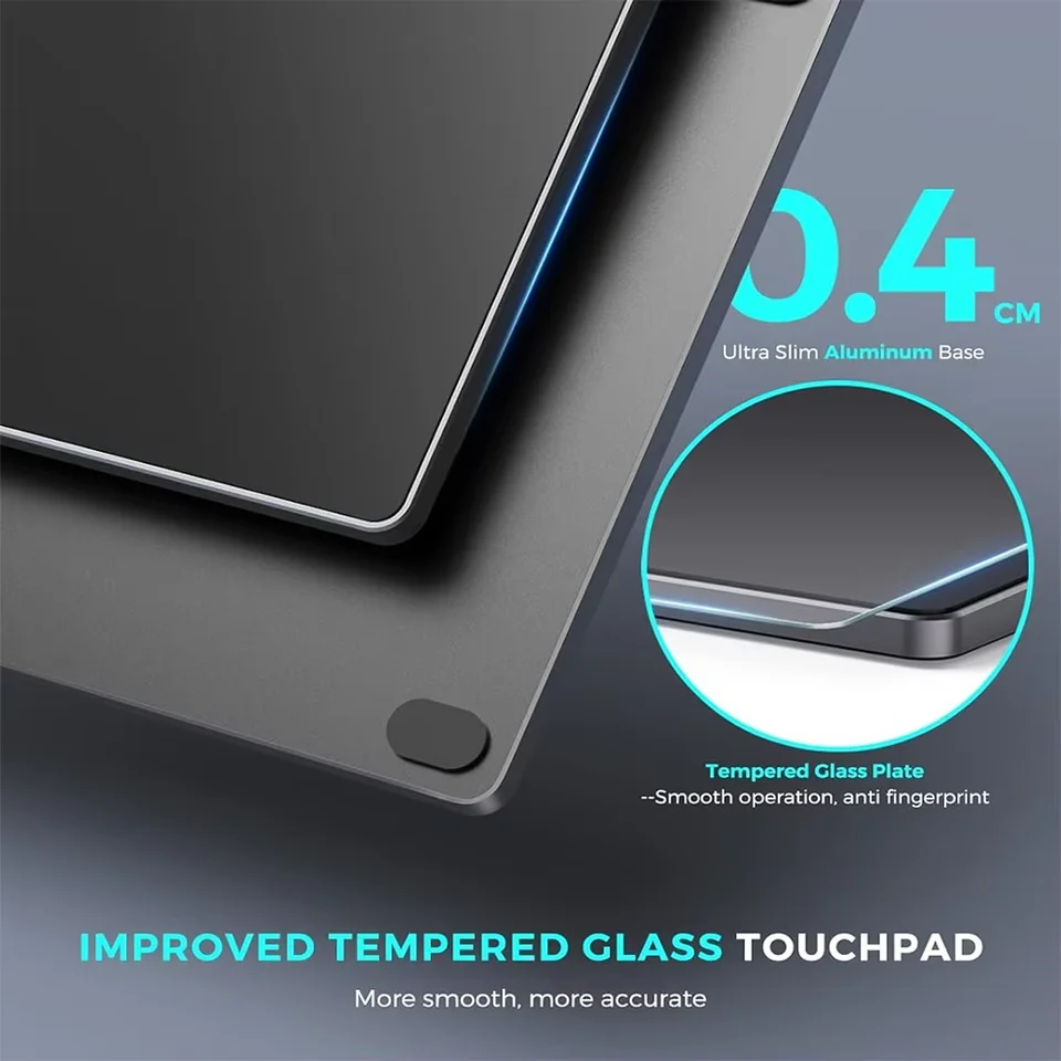 Laptop Muis Bedrade USB Touchpad Bedrade USB Touchpad Multifunctionele Hoge Gevoeligheid 2 Knop Ontwerp Zwart Draagbare Trackpad voor Laptop Desktop Home