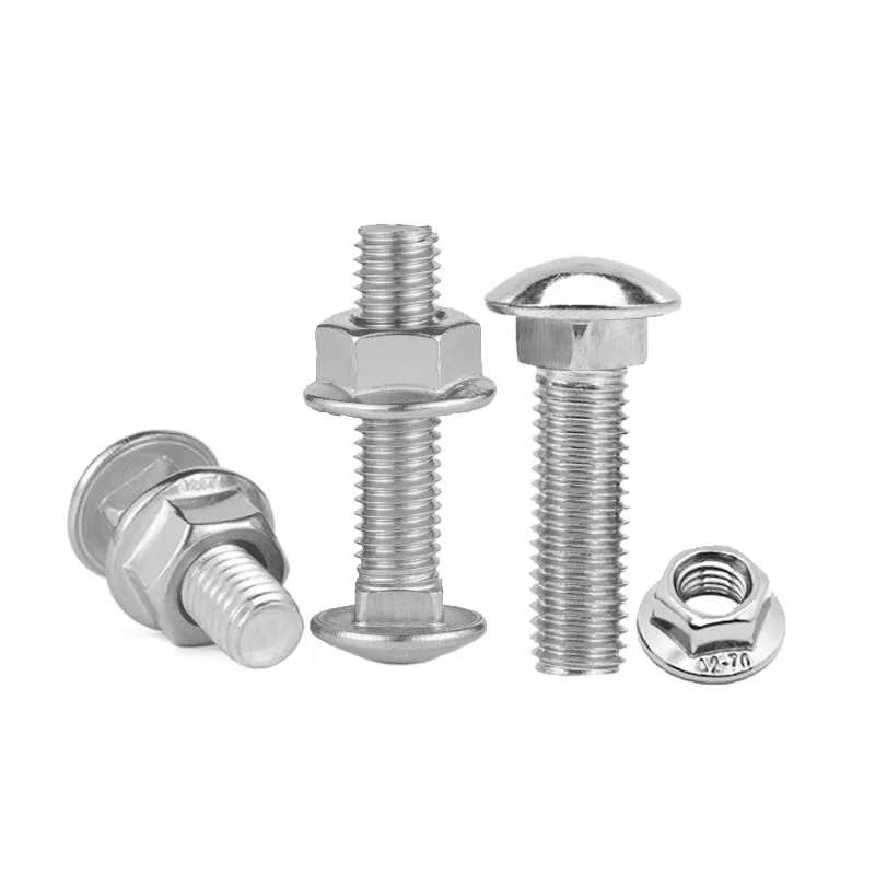 Juego de tuercas de tornillo de carro de acero inoxidable 304, estante ...