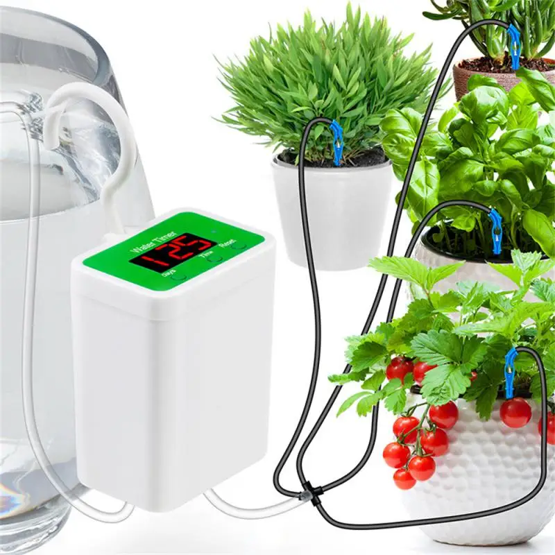 

Watering Pump Intelligent Drip Irrigation Water Pump Timer System Garden Automatic Watering Device Solar Charging Potted Plant