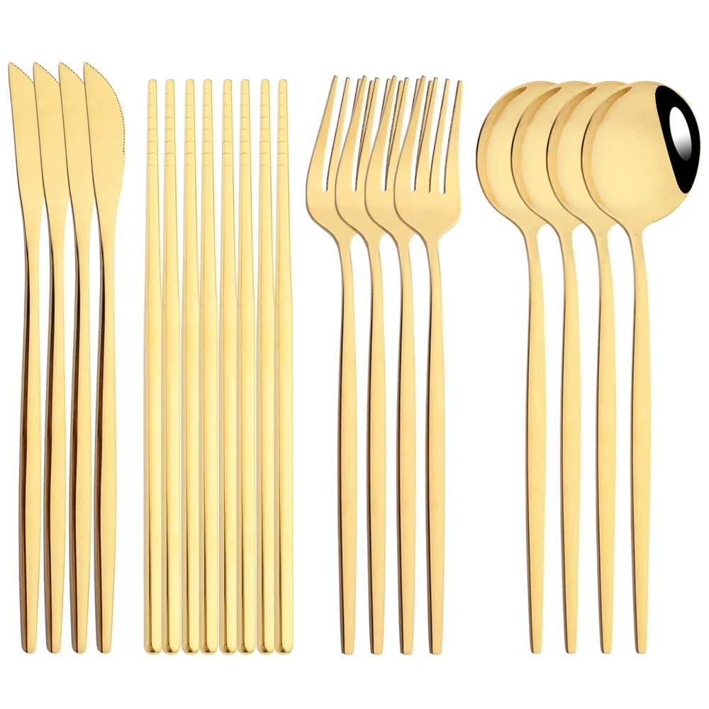 16Pcs Gold