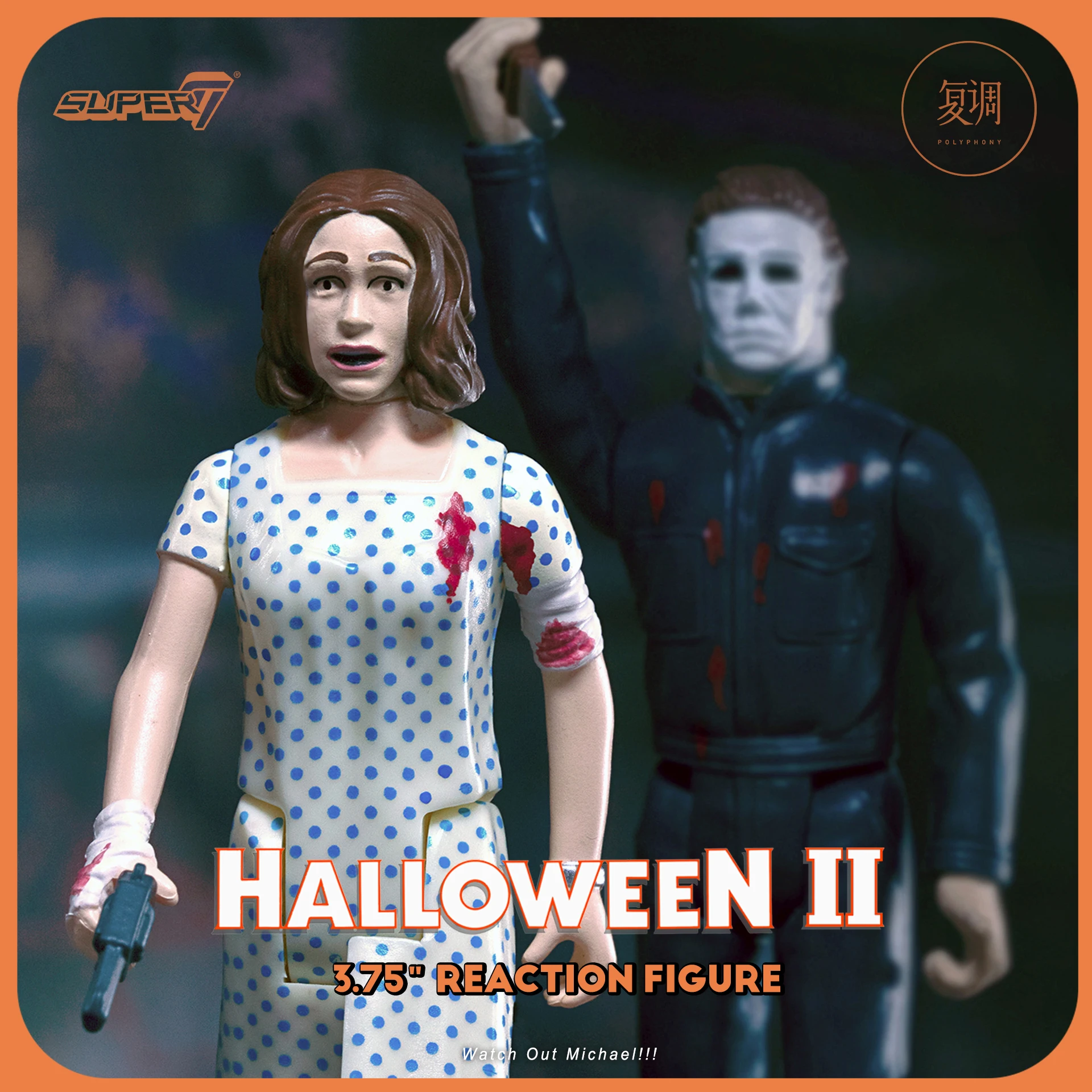 

Оригинальная кукла Super7 Майкл Майерс Лори строд, Хэллоуин, детские игрушки