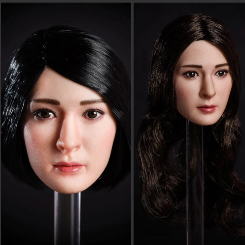 

Женская азиатская Красивая голова в наличии 1/6, Резная Голова Yang Mi, резная модель для 12-дюймовой экшн-фигурки