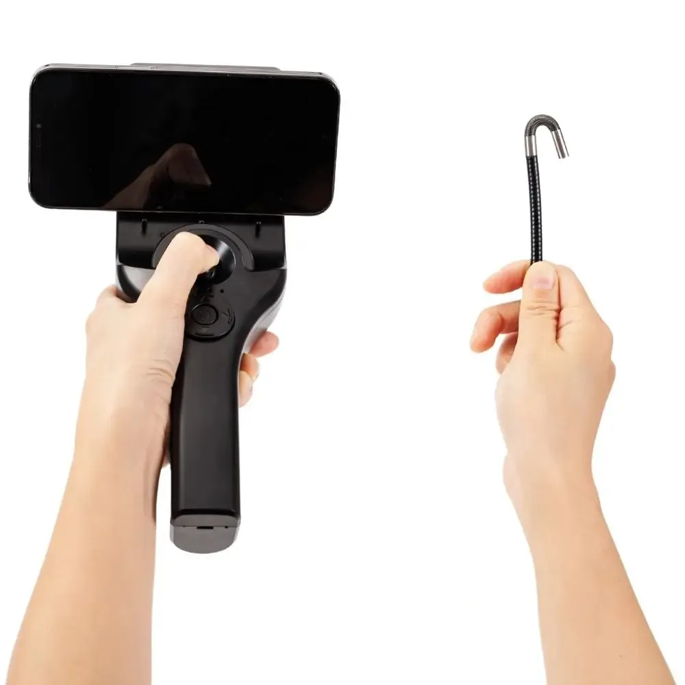 Two-Way 360° WIFI Endoscope Camera Articulating Borescope For Auto Tube Pipeline Inspection IPhone Android Universal