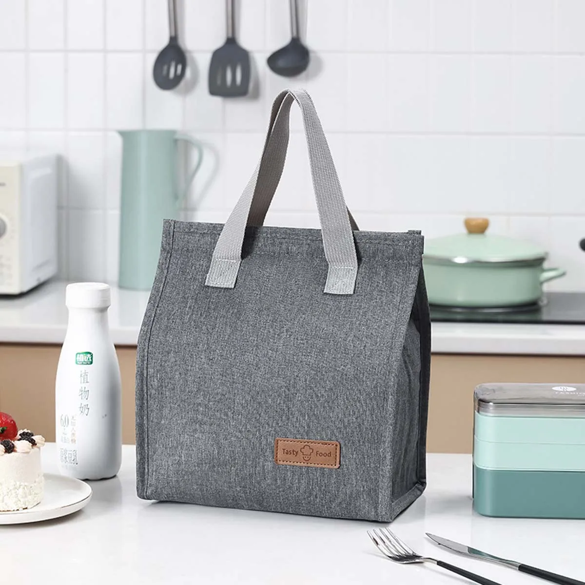 Bento Thermal Bag Portable Oxford Cloth Student Lunch Picnic Ice Customization