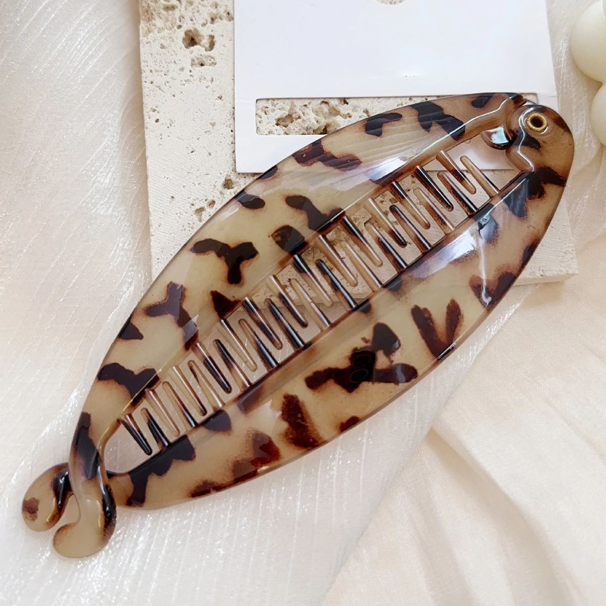 Resin Toothed Hair Clip Women Ponytail Vertical Clip Fashion Women Headwear Elegant Hairpin Korean Hair Accessories