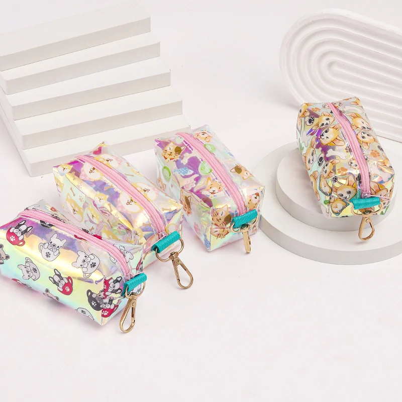 Pet Puppy Cat Pick Up Poop Bag Dispenser Portatile Dog Poop Waste Bag Holder Outdoor Pets Supplies Sacchetti Della Spazzatura Organizer