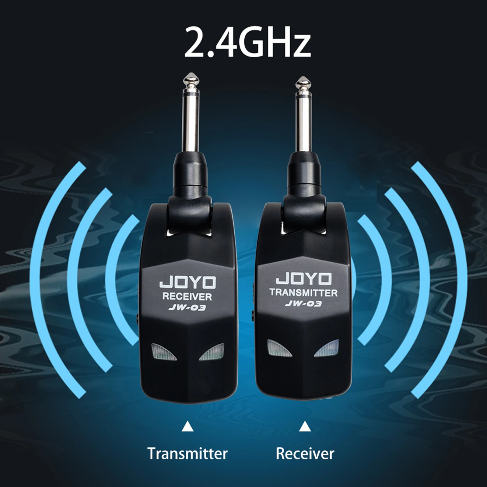 JOYO Wireless Guitar Transmission System 2.4GHz 4 Channels Wireless Guitar Transmitter and Receiver Multi-Set Combination