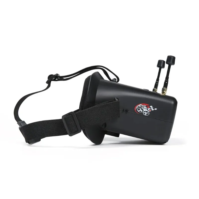 Détail de l'écran des lunettes iFlight 4.3 pouces 40CH 5.8GHz avec DVR, parfait pour la course de drones.