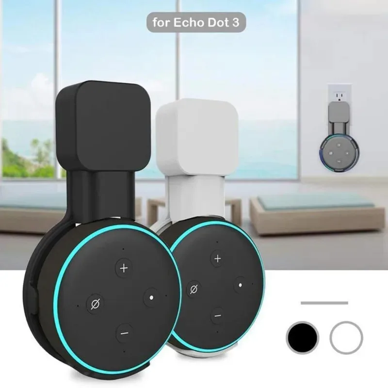 Echo Dot Wall Mount Holder with Cord Management - Smart Speaker Storage Solution