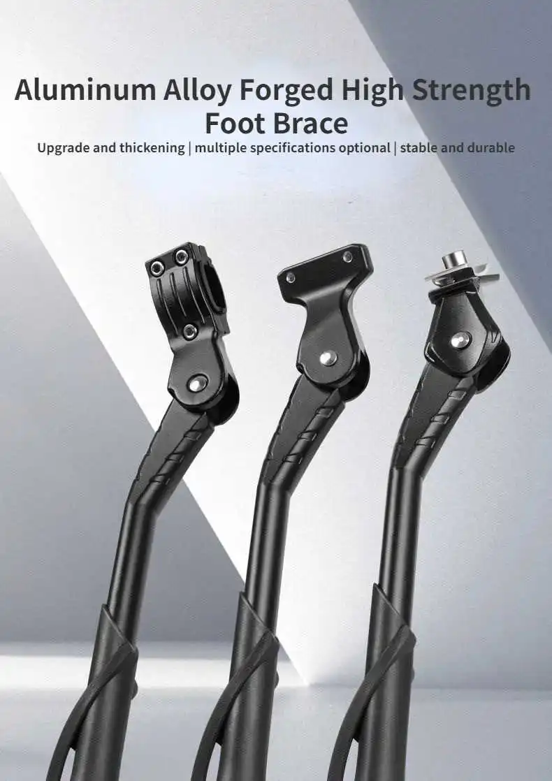 Description Picture 2 of itemKickstand Bike Single Support Lithium Battery Aluminum Alloy Side Foot Support Double Hole Adjustable Stand Sports Outdoor